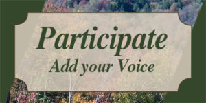 Participate Add your Voice