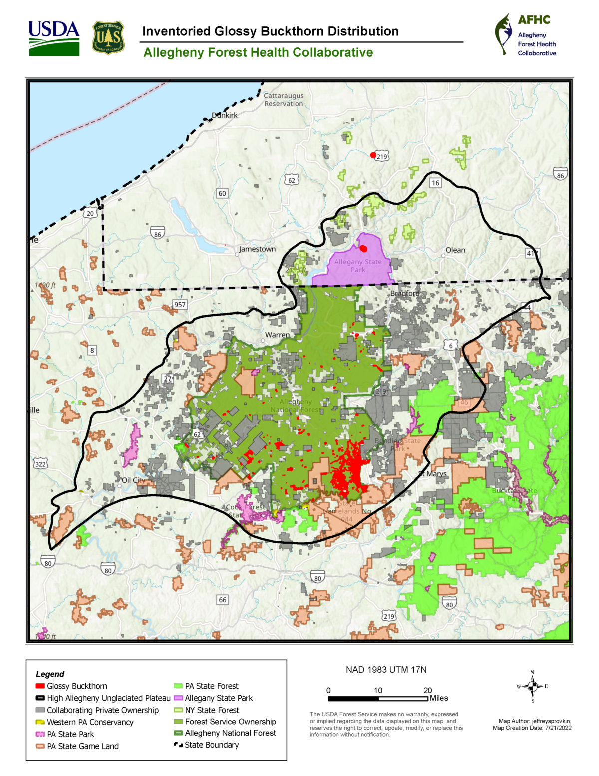 Invasive: Glossy Buckthorn - Allegheny Forest Alliance